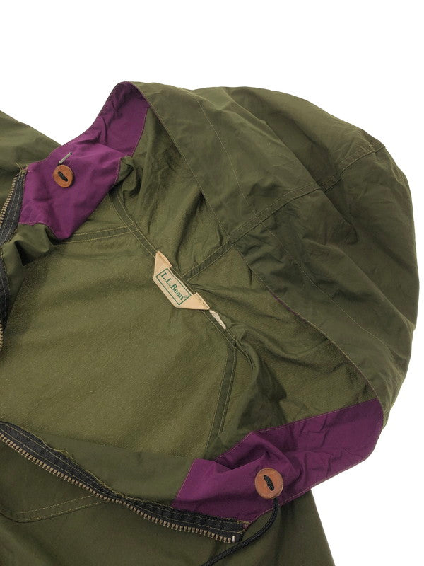 【現状渡し品】【メンズ】 L.L.BEAN エルエルビーン 80～90's ANORAK HOODIE 80～90年代 アノラック フーディー ライトアウター 146-260628-rt-04-tagh カラー：カーキ 万代Net店