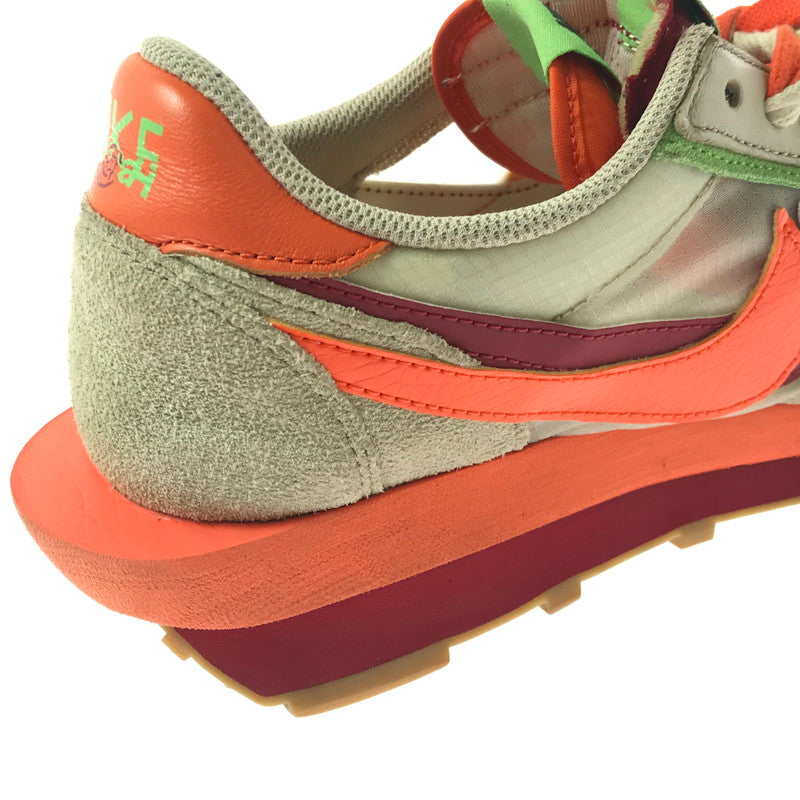 【中古品】【メンズ】 NIKE ナイキ × SACAI サカイ× CLOT クロット LD WAFFLE DH1347-100 ワッフル スニーカー 靴 160-260622-na-02-tagh サイズ：28cm US 10 カラー：NET/ORANGE BLAZE-DEEP RED 万代Net店