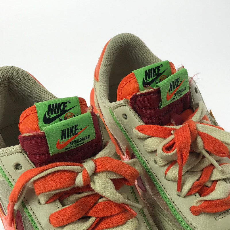 【中古品】【メンズ】 NIKE ナイキ × SACAI サカイ× CLOT クロット LD WAFFLE DH1347-100 ワッフル スニーカー 靴 160-260622-na-02-tagh サイズ：28cm US 10 カラー：NET/ORANGE BLAZE-DEEP RED 万代Net店