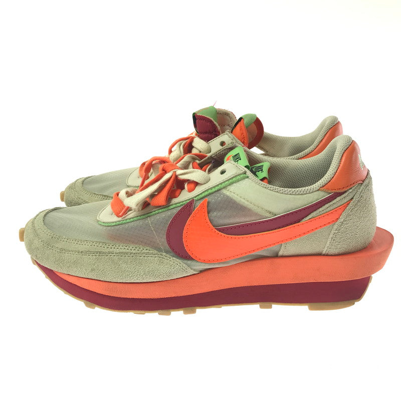 【中古品】【メンズ】 NIKE ナイキ × SACAI サカイ× CLOT クロット LD WAFFLE DH1347-100 ワッフル スニーカー 靴 160-260622-na-02-tagh サイズ：28cm US 10 カラー：NET/ORANGE BLAZE-DEEP RED 万代Net店