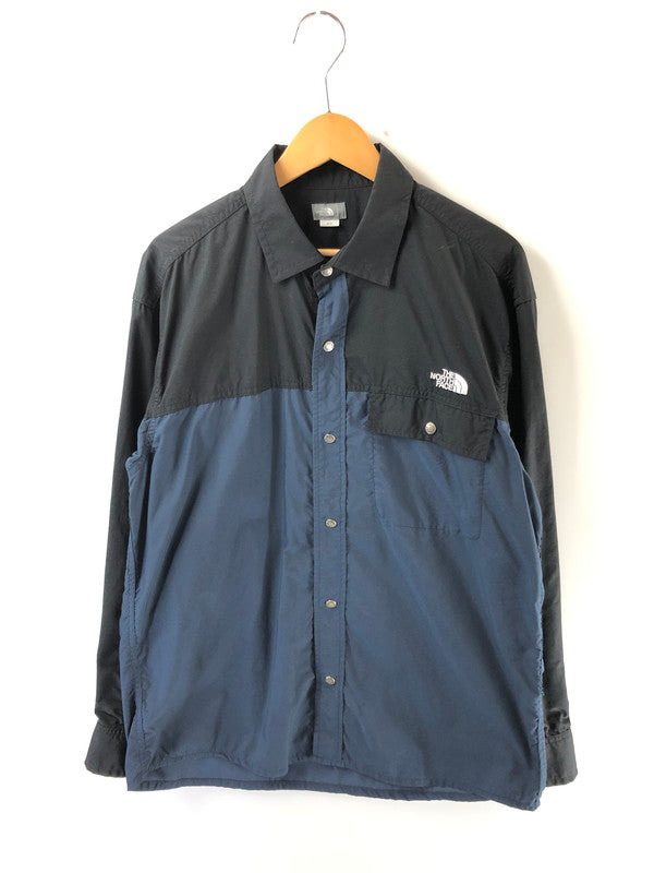 【中古品】【メンズ】 THE NORTH FACE ザ・ノース フェイス L/S NUPTSE SHIRT NR11961 ヌプシ シャツ 長袖シャツ トップス 144-260628-rt-18-tagh カラー：ネイビー/ブラック 万代Net店