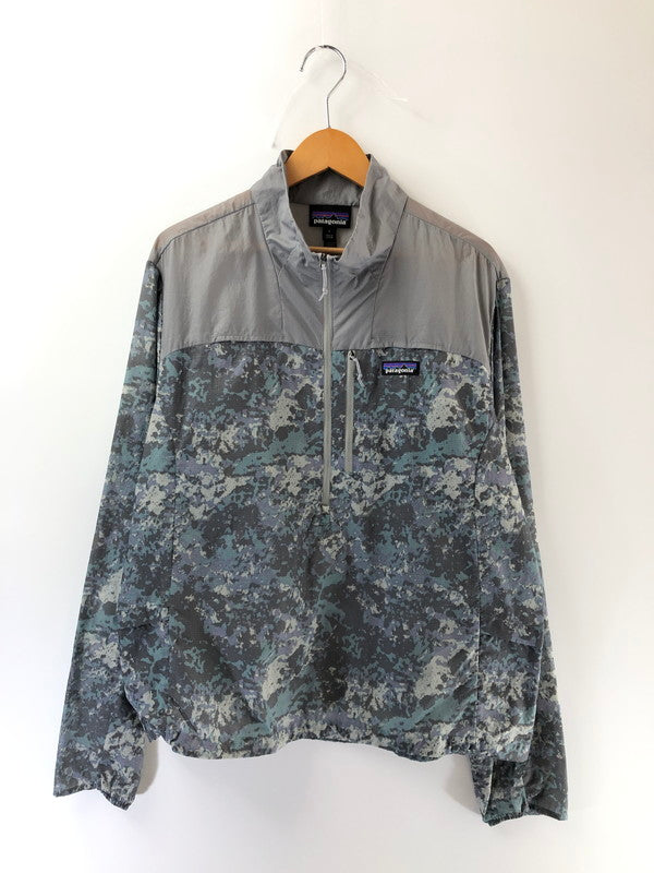 【中古品】【メンズ】 PATAGONIA パタゴニア HOUDINI STASH 1/2 ZIP PULLOVER 23435 25年製 フーディニ スタッシュ 1/2ジップ プルオーバーライトアウター 144-260705-rt-04-tag サイズ：L カラー：グレー 万代Net店