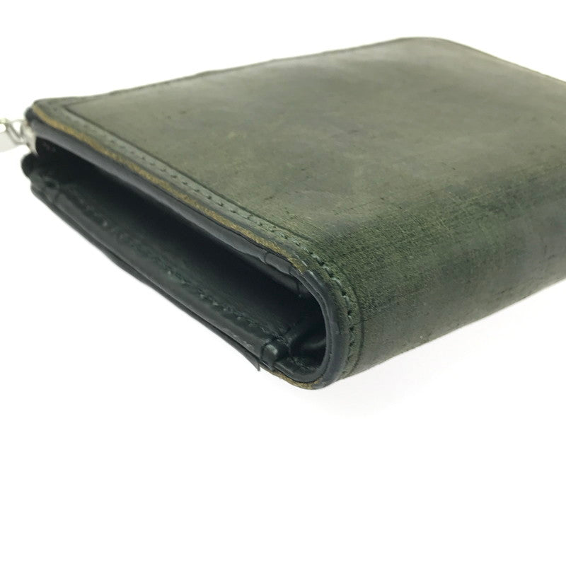 【現状渡し品】【メンズ】 SOLATINA ソラチナ 二つ折り財布 201-260701-na-05-tagh カラー：グリーン 万代Net店