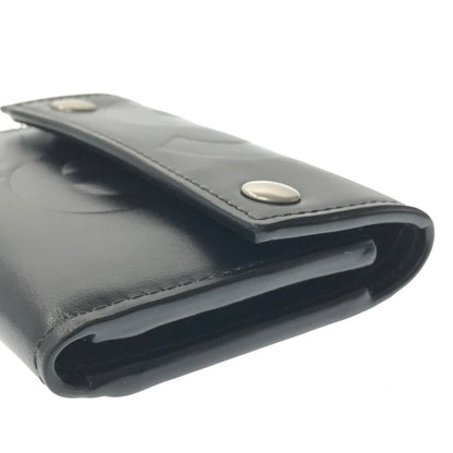【中古品】【メンズ】 SUPREME シュプリーム 25AW LEATHER CHAIN WALLET レザー チェーン ウォレット 三つ折り財布 200-260704-na-07-tagh カラー：ブラック 万代Net店