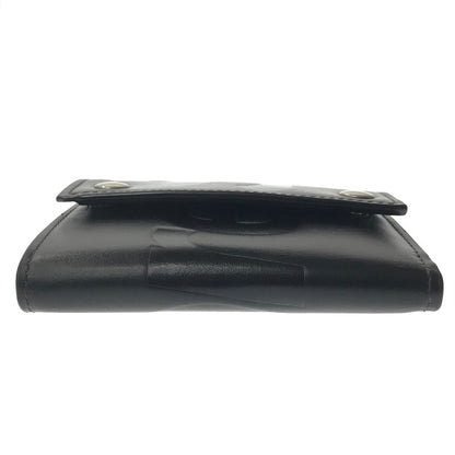 【中古品】【メンズ】 SUPREME シュプリーム 25AW LEATHER CHAIN WALLET レザー チェーン ウォレット 三つ折り財布 200-260704-na-07-tagh カラー：ブラック 万代Net店