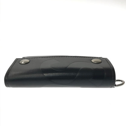 【中古品】【メンズ】 SUPREME シュプリーム 25AW LEATHER CHAIN WALLET レザー チェーン ウォレット 三つ折り財布 200-260704-na-07-tagh カラー：ブラック 万代Net店