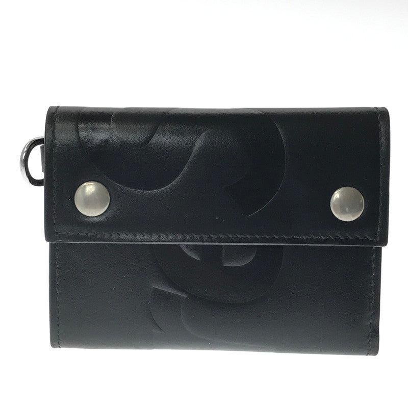【中古品】【メンズ】 SUPREME シュプリーム 25AW LEATHER CHAIN WALLET レザー チェーン ウォレット 三つ折り財布 200-260704-na-07-tagh カラー：ブラック 万代Net店