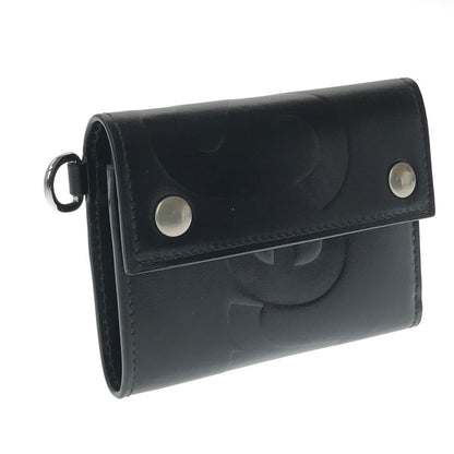 【中古品】【メンズ】 SUPREME シュプリーム 25AW LEATHER CHAIN WALLET レザー チェーン ウォレット 三つ折り財布 200-260704-na-07-tagh カラー：ブラック 万代Net店
