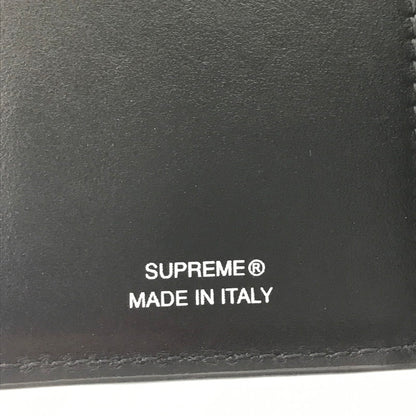 【中古品】【メンズ】 SUPREME シュプリーム 25AW LEATHER CHAIN WALLET レザー チェーン ウォレット 三つ折り財布 200-260704-na-07-tagh カラー：ブラック 万代Net店