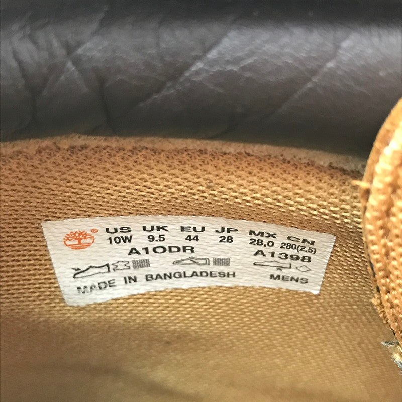 【中古品】【メンズ】 TIMBERLAND ティンバーランド 6 INCH BASIC BOOT A10DR A1398 6インチ ベーシック ブーツ 靴 164-260706-na-14-tagh サイズ：28cm US10 W カラー：キャメル系 万代Net店