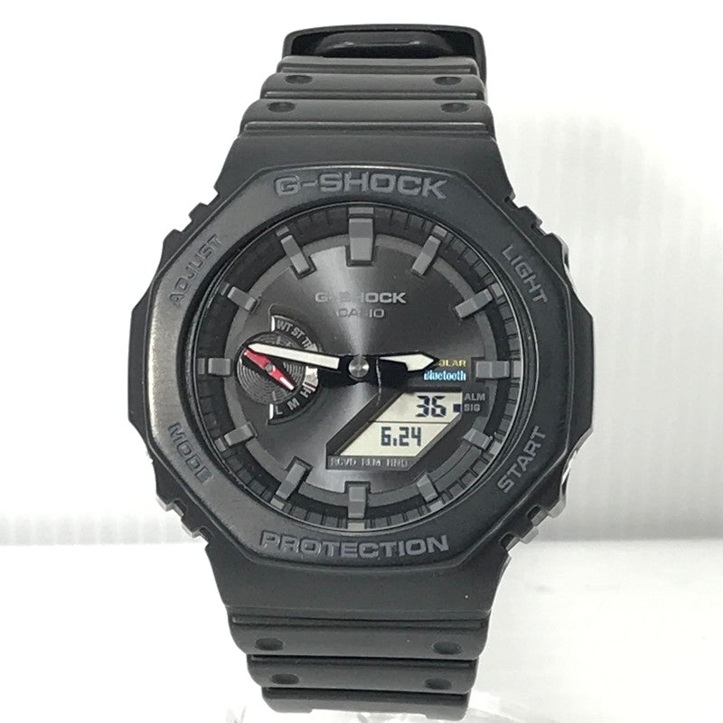 【中古品】【メンズ】 G-SHOCK ジーショック 2100SERIES GA-B2100-1AJF アナログ デジタル ソーラー 腕時計 196-260626-rt-07-tagh カラー：ブラック 万代Net店