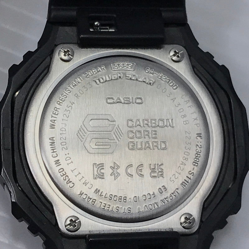 【中古品】【メンズ】 G-SHOCK ジーショック 2100SERIES GA-B2100-1AJF アナログ デジタル ソーラー 腕時計 196-260626-rt-07-tagh カラー：ブラック 万代Net店