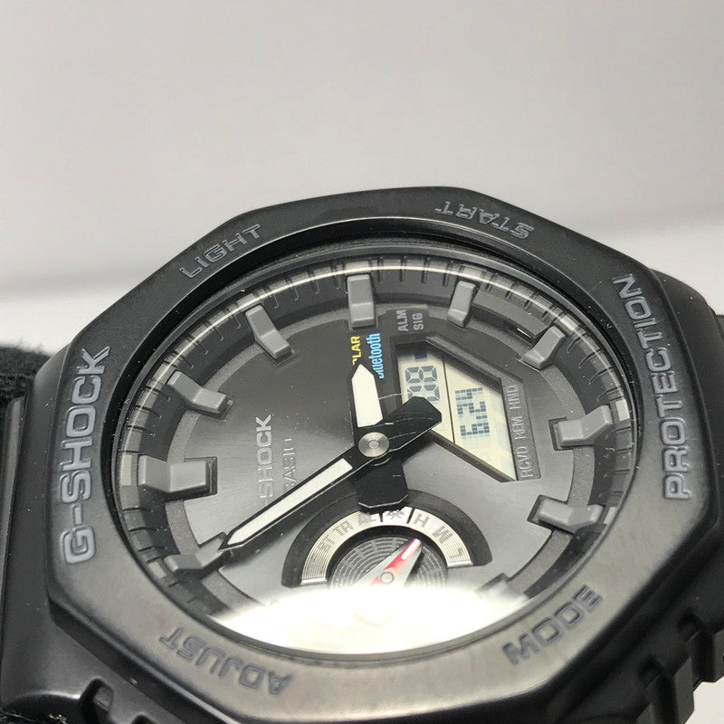 【中古品】【メンズ】 G-SHOCK ジーショック 2100SERIES GA-B2100-1AJF アナログ デジタル ソーラー 腕時計 196-260626-rt-07-tagh カラー：ブラック 万代Net店