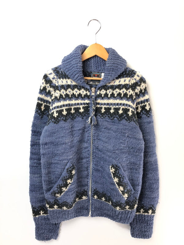【中古品】【メンズ】 CHAMULA チャムラ FULL ZIP KNIT SWEATER フルジップ ニット セーター トップス 147-260628-rt-02-tagh カラー：ブルー 万代Net店