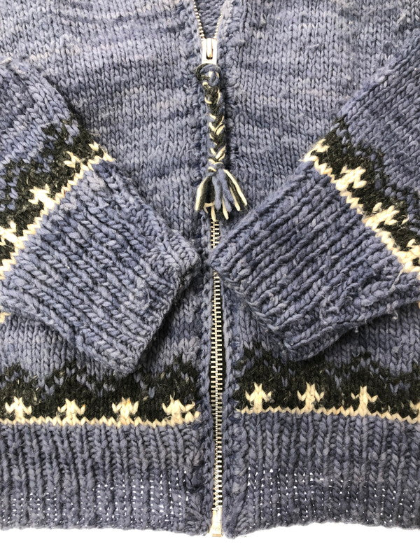 【中古品】【メンズ】 CHAMULA チャムラ FULL ZIP KNIT SWEATER フルジップ ニット セーター トップス 147-260628-rt-02-tagh カラー：ブルー 万代Net店
