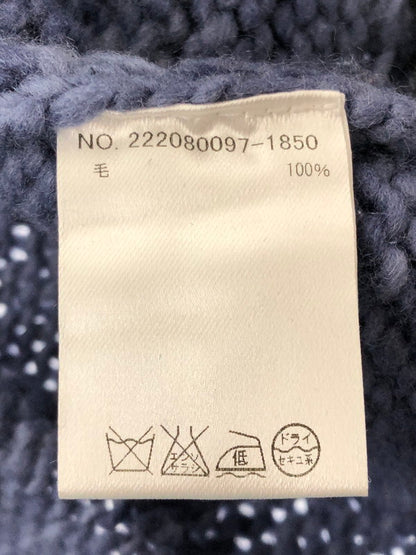 【中古品】【メンズ】 CHAMULA チャムラ FULL ZIP KNIT SWEATER フルジップ ニット セーター トップス 147-260628-rt-02-tagh カラー：ブルー 万代Net店