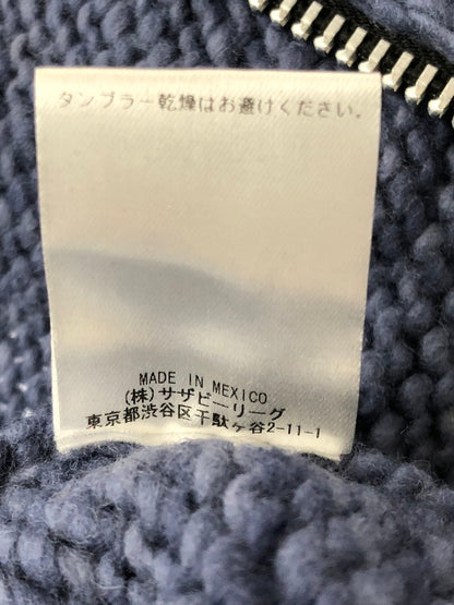 【中古品】【メンズ】 CHAMULA チャムラ FULL ZIP KNIT SWEATER フルジップ ニット セーター トップス 147-260628-rt-02-tagh カラー：ブルー 万代Net店