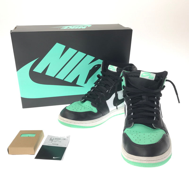 【中古品】【メンズ】 NIKE ナイキ AIR JORDAN 1 HIGH OG DZ5485-130 エアジョーダン 1 ハイ スニーカー 靴 160-260616-na-14-tagh サイズ：27cm US 9 カラー：WHITE/BLACK-GREEN GLOW 万代Net店