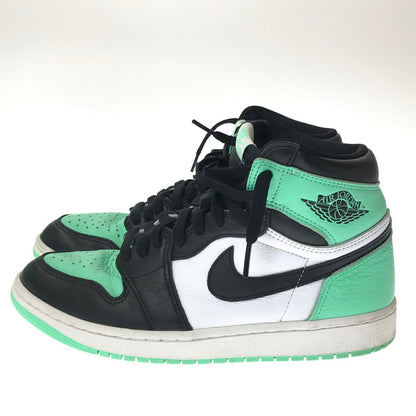 【中古品】【メンズ】 NIKE ナイキ AIR JORDAN 1 HIGH OG DZ5485-130 エアジョーダン 1 ハイ スニーカー 靴 160-260616-na-14-tagh サイズ：27cm US 9 カラー：WHITE/BLACK-GREEN GLOW 万代Net店