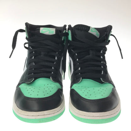 【中古品】【メンズ】 NIKE ナイキ AIR JORDAN 1 HIGH OG DZ5485-130 エアジョーダン 1 ハイ スニーカー 靴 160-260616-na-14-tagh サイズ：27cm US 9 カラー：WHITE/BLACK-GREEN GLOW 万代Net店