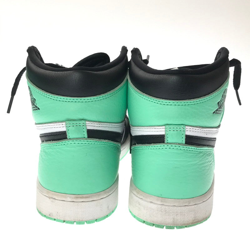 【中古品】【メンズ】 NIKE ナイキ AIR JORDAN 1 HIGH OG DZ5485-130 エアジョーダン 1 ハイ スニーカー 靴 160-260616-na-14-tagh サイズ：27cm US 9 カラー：WHITE/BLACK-GREEN GLOW 万代Net店