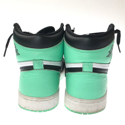 【中古品】【メンズ】 NIKE ナイキ AIR JORDAN 1 HIGH OG DZ5485-130 エアジョーダン 1 ハイ スニーカー 靴 160-260616-na-14-tagh サイズ：27cm US 9 カラー：WHITE/BLACK-GREEN GLOW 万代Net店