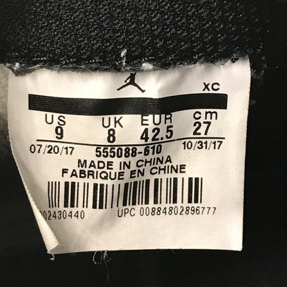 【中古品】【メンズ】 NIKE ナイキ AIR JORDAN 1 RETRO HIGH OG 555088-610 エアジョーダン 1 レトロ ハイ スニーカー 靴 160-260616-na-16-tagh サイズ：27cm US 9 カラー：BRED TOE GYM RED/BLACK-SUMMIT WHITE 万代Net店