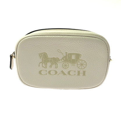 【中古品】【レディース】 COACH 79212 HORSE & CARRIAGE PEBBLED LEATHER CONVERTIBLE BELT BAG ホース ＆ キャリッジ ペブルド レザー コンバーチブル ベルト 180-260704-ty-06-tagh カラー：ホワイト 万代Net店