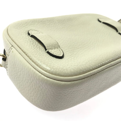 【中古品】【レディース】 COACH 79212 HORSE & CARRIAGE PEBBLED LEATHER CONVERTIBLE BELT BAG ホース ＆ キャリッジ ペブルド レザー コンバーチブル ベルト 180-260704-ty-06-tagh カラー：ホワイト 万代Net店