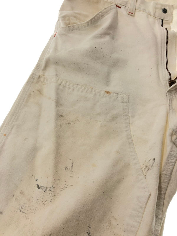 【現状渡し品】【メンズ】 CARHARTT カーハート 1889-1989 100YEARS 80’s DOUBLE KNEE PAINTER PANTS 星タグ ダブルニー ペインター パンツ ボトムス 157-260627-rt-21-tagh サイズ：30×30 カラー：ホワイト 万代Net店