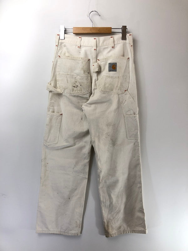 【現状渡し品】【メンズ】 CARHARTT カーハート 1889-1989 100YEARS 80’s DOUBLE KNEE PAINTER PANTS 星タグ ダブルニー ペインター パンツ ボトムス 157-260627-rt-21-tagh サイズ：30×30 カラー：ホワイト 万代Net店