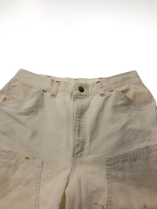 【現状渡し品】【メンズ】 CARHARTT カーハート 1889-1989 100YEARS 80’s DOUBLE KNEE PAINTER PANTS 星タグ ダブルニー ペインター パンツ ボトムス 157-260627-rt-21-tagh サイズ：30×30 カラー：ホワイト 万代Net店