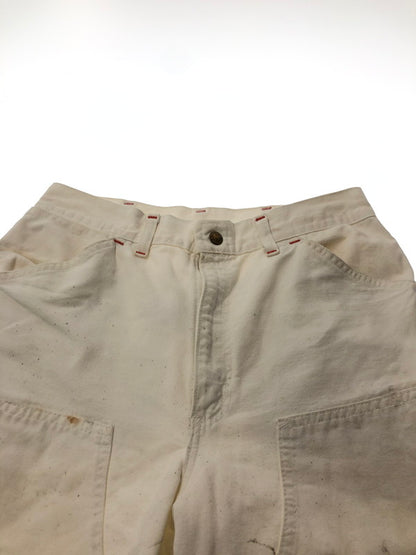 【現状渡し品】【メンズ】 CARHARTT カーハート 1889-1989 100YEARS 80’s DOUBLE KNEE PAINTER PANTS 星タグ ダブルニー ペインター パンツ ボトムス 157-260627-rt-21-tagh サイズ：30×30 カラー：ホワイト 万代Net店