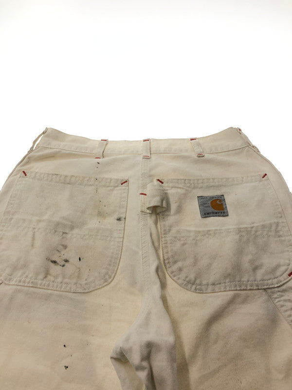 【現状渡し品】【メンズ】 CARHARTT カーハート 1889-1989 100YEARS 80’s DOUBLE KNEE PAINTER PANTS 星タグ ダブルニー ペインター パンツ ボトムス 157-260627-rt-21-tagh サイズ：30×30 カラー：ホワイト 万代Net店