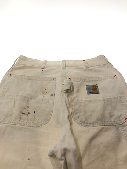 【現状渡し品】【メンズ】 CARHARTT カーハート 1889-1989 100YEARS 80’s DOUBLE KNEE PAINTER PANTS 星タグ ダブルニー ペインター パンツ ボトムス 157-260627-rt-21-tagh サイズ：30×30 カラー：ホワイト 万代Net店