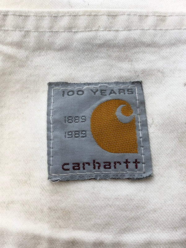 【現状渡し品】【メンズ】 CARHARTT カーハート 1889-1989 100YEARS 80’s DOUBLE KNEE PAINTER PANTS 星タグ ダブルニー ペインター パンツ ボトムス 157-260627-rt-21-tagh サイズ：30×30 カラー：ホワイト 万代Net店