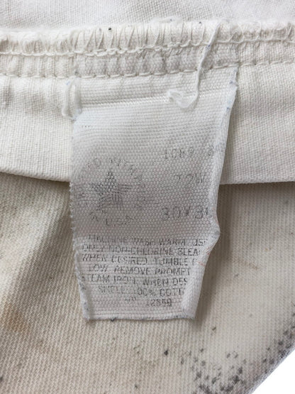 【現状渡し品】【メンズ】 CARHARTT カーハート 1889-1989 100YEARS 80’s DOUBLE KNEE PAINTER PANTS 星タグ ダブルニー ペインター パンツ ボトムス 157-260627-rt-21-tagh サイズ：30×30 カラー：ホワイト 万代Net店