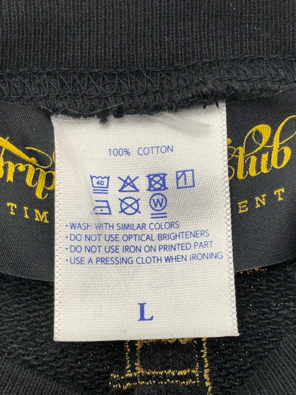 【中古品】【メンズ】 TRIPLE ACE CLUB トリプル エース クラブ SKUL INDIAN SWEAT スカル インディアン スウェット トレーナー トップス 145-260627-rt-10-tagh サイズ：L カラー：ブラック 万代Net店