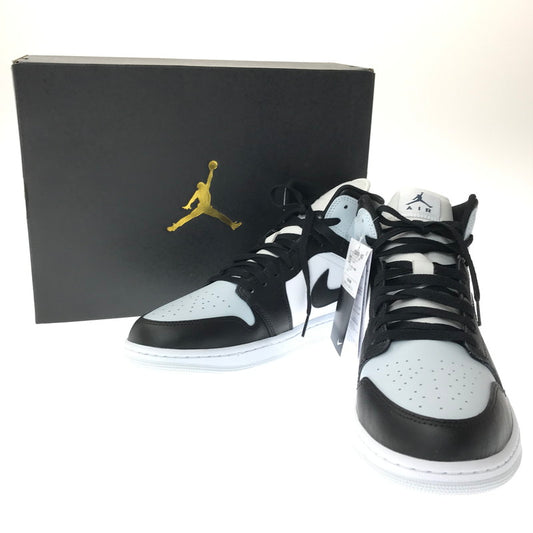 【中古美品】【メンズ】 NIKE ナイキ AIR JORDAN 1 MID DQ8426-002 エアジョーダン 1 ミッド スニーカー 靴 160-260616-na-13-tagh サイズ：30cm US 12 カラー：BLACK/AURA-WHITE-SQUADRON BLUE 万代Net店