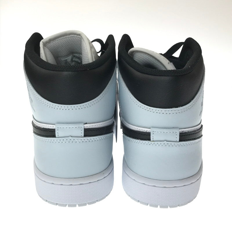 【中古美品】【メンズ】 NIKE ナイキ AIR JORDAN 1 MID DQ8426-002 エアジョーダン 1 ミッド スニーカー 靴 160-260616-na-13-tagh サイズ：30cm US 12 カラー：BLACK/AURA-WHITE-SQUADRON BLUE 万代Net店