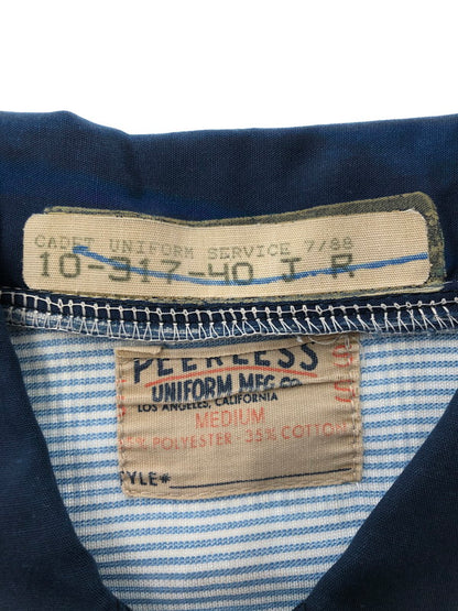 【現状渡し品】【メンズ】 PEERLESS UNIFORM ピアレス ユニフォーム MFG 70's STRIPE WORK SHIRT 70年代 ストライプ ワーク シャツ ヴィンテージ 146-260628-rt-17-tagh カラー：ブルー 万代Net店