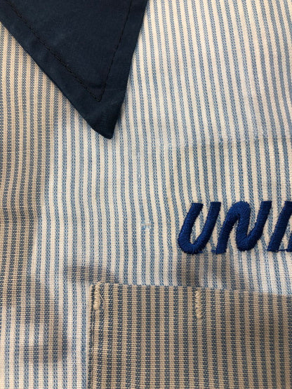 【現状渡し品】【メンズ】 PEERLESS UNIFORM ピアレス ユニフォーム MFG 70's STRIPE WORK SHIRT 70年代 ストライプ ワーク シャツ ヴィンテージ 146-260628-rt-17-tagh カラー：ブルー 万代Net店