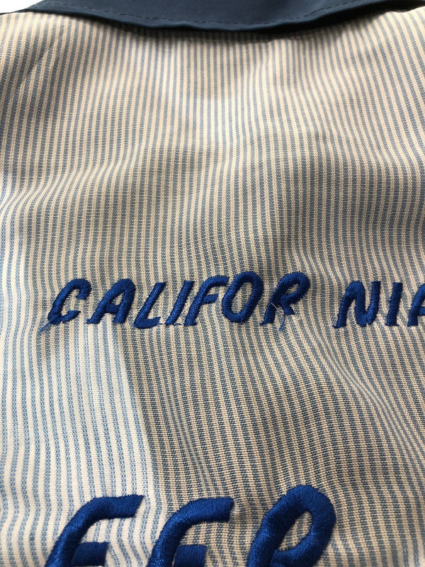 【現状渡し品】【メンズ】 PEERLESS UNIFORM ピアレス ユニフォーム MFG 70's STRIPE WORK SHIRT 70年代 ストライプ ワーク シャツ ヴィンテージ 146-260628-rt-17-tagh カラー：ブルー 万代Net店
