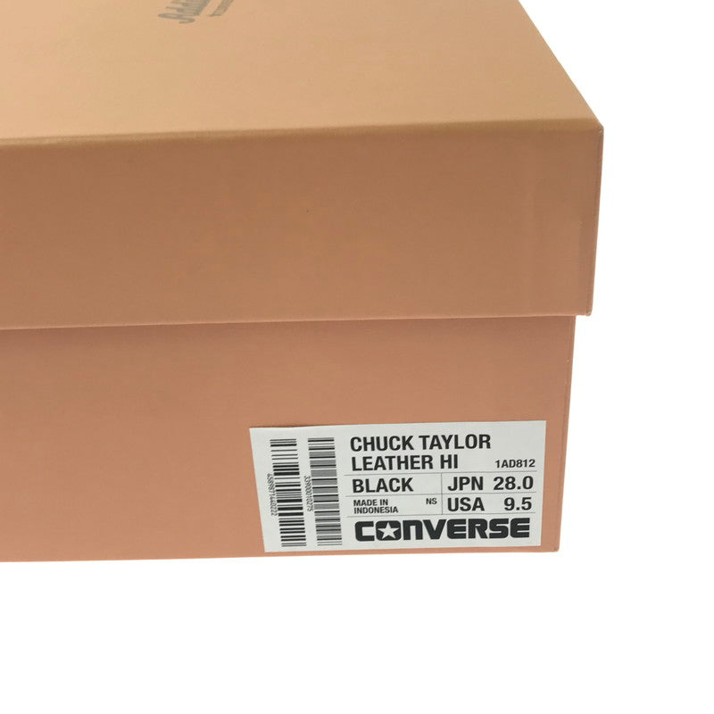 【中古美品】【メンズ】 CONVERSE ADDICT コンバース アディクト CHUCK TAYLOR LEATHER HI 1AD812 チャックテイラー レザー ハイ スニーカー 靴 162-260913-rt-27-tagh サイズ：28cm US9.5 カラー：ブラック 万代Net店