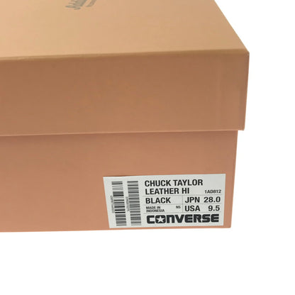 【中古美品】【メンズ】 CONVERSE ADDICT コンバース アディクト CHUCK TAYLOR LEATHER HI 1AD812 チャックテイラー レザー ハイ スニーカー 靴 162-260913-rt-27-tagh サイズ：28cm US9.5 カラー：ブラック 万代Net店
