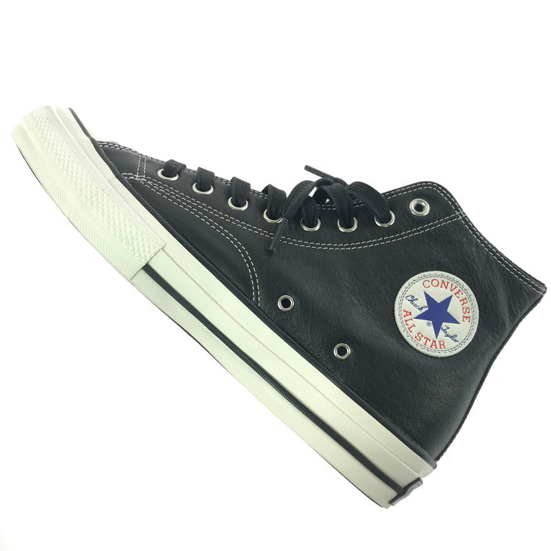 【中古美品】【メンズ】 CONVERSE ADDICT コンバース アディクト CHUCK TAYLOR LEATHER HI 1AD812 チャックテイラー レザー ハイ スニーカー 靴 162-260913-rt-27-tagh サイズ：28cm US9.5 カラー：ブラック 万代Net店