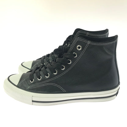 【中古美品】【メンズ】 CONVERSE ADDICT コンバース アディクト CHUCK TAYLOR LEATHER HI 1AD812 チャックテイラー レザー ハイ スニーカー 靴 162-260913-rt-27-tagh サイズ：28cm US9.5 カラー：ブラック 万代Net店