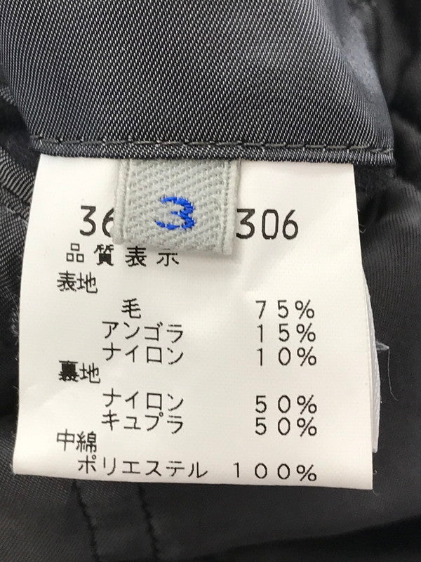 【中古品】【メンズ】 KENZO HOMME ケンゾー オム 90's ANGORA BLEND WOOL COAT 3612-2306 アンゴラ ブレンド ウール コート アウター 146-260704-rt-09-tag サイズ：3 カラー：ブラック 万代Net店