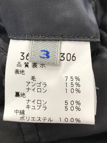 【中古品】【メンズ】 KENZO HOMME ケンゾー オム 90's ANGORA BLEND WOOL COAT 3612-2306 アンゴラ ブレンド ウール コート アウター 146-260704-rt-09-tag サイズ：3 カラー：ブラック 万代Net店