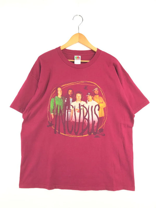 【中古品】【メンズ】 FRUITS OF THE LOOM フルーツ オブ ザ ルーム 00's INCUBUS A CROW LEFT OF THE MURDER TEE インキュバス プリント Tシャツ 146-260625-rt-15-tagh サイズ：XL カラー：レッド 万代Net店